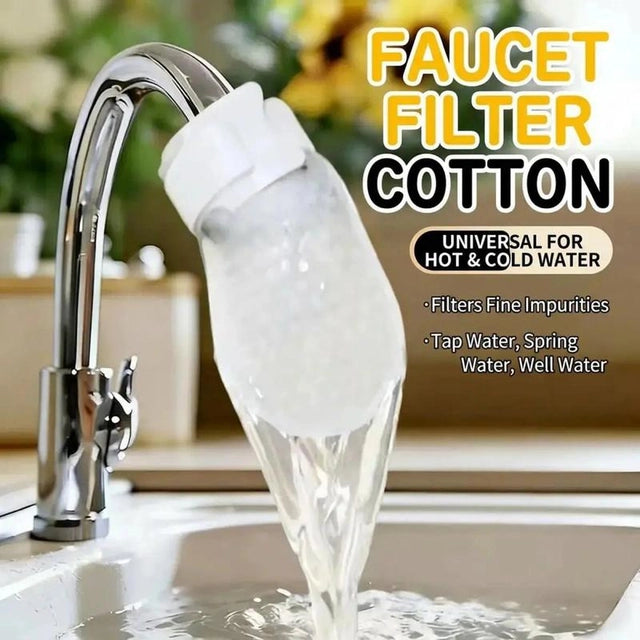 Water Faucet Filter Cover, 200 Pcs Fine Mesh Tap Water Filter Bags with 40 Pcs Hook & Loop Straps, Reusable Faucet Strainer for Kitchen Sink, Filters Dirt, Rust, Sand & Sediments
