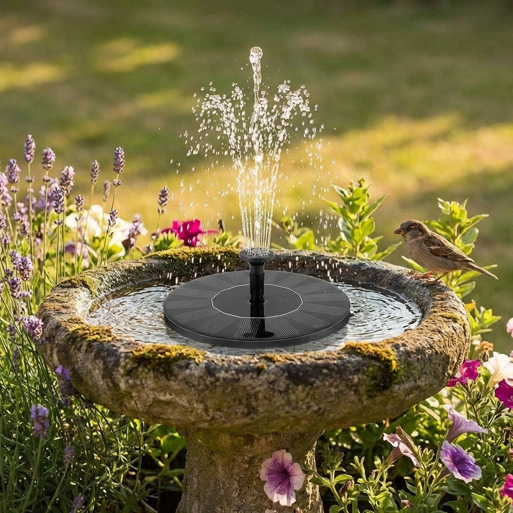 Solar Power Fountain