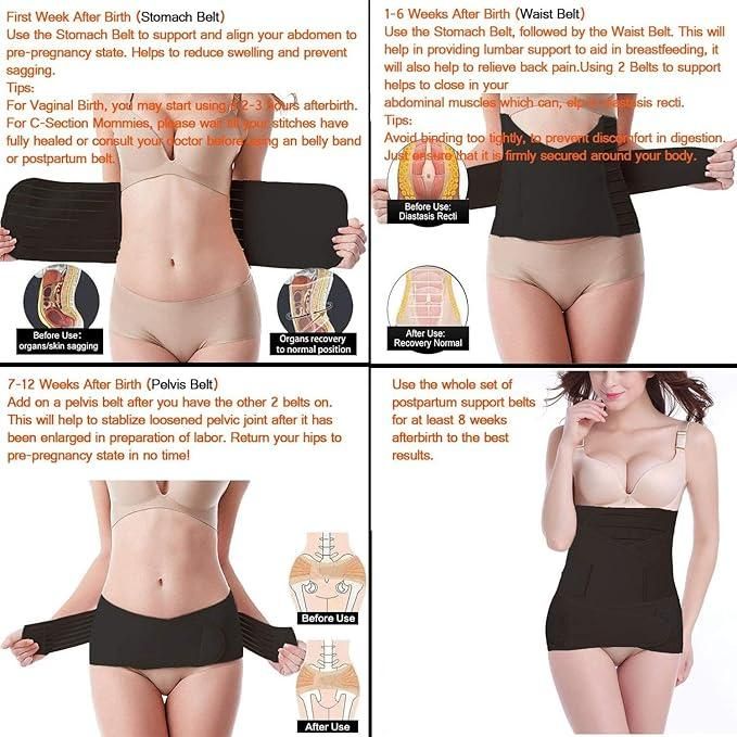 3 in1 Maternity and Post Pregnancy Belt