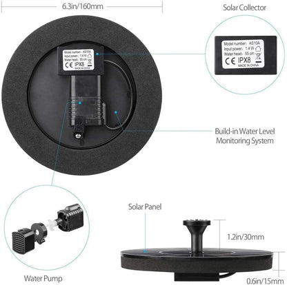 Solar Power Fountain
