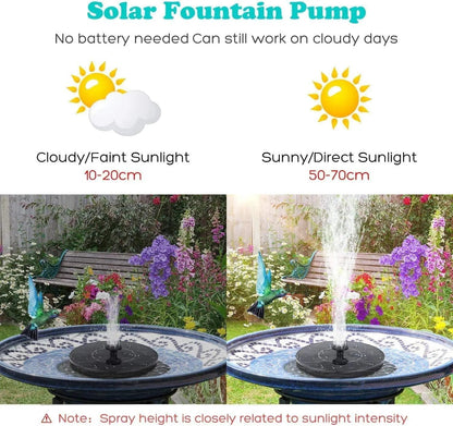 Solar Power Fountain