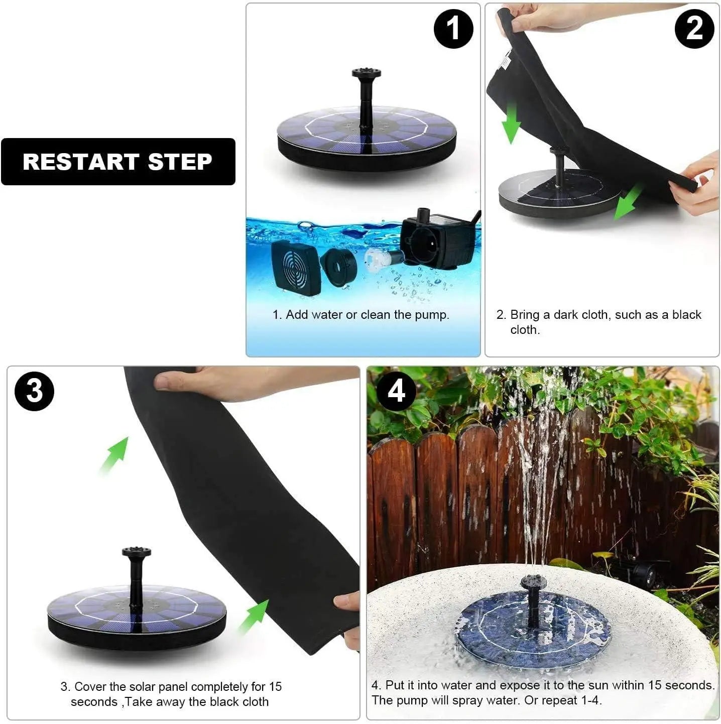 Solar Power Fountain