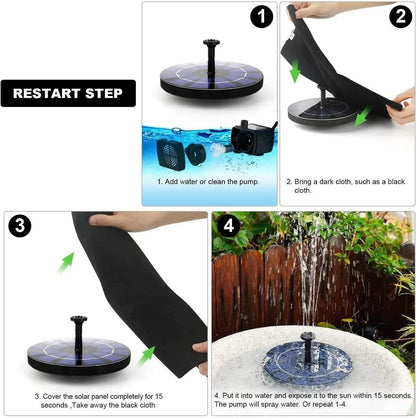 Solar Power Fountain