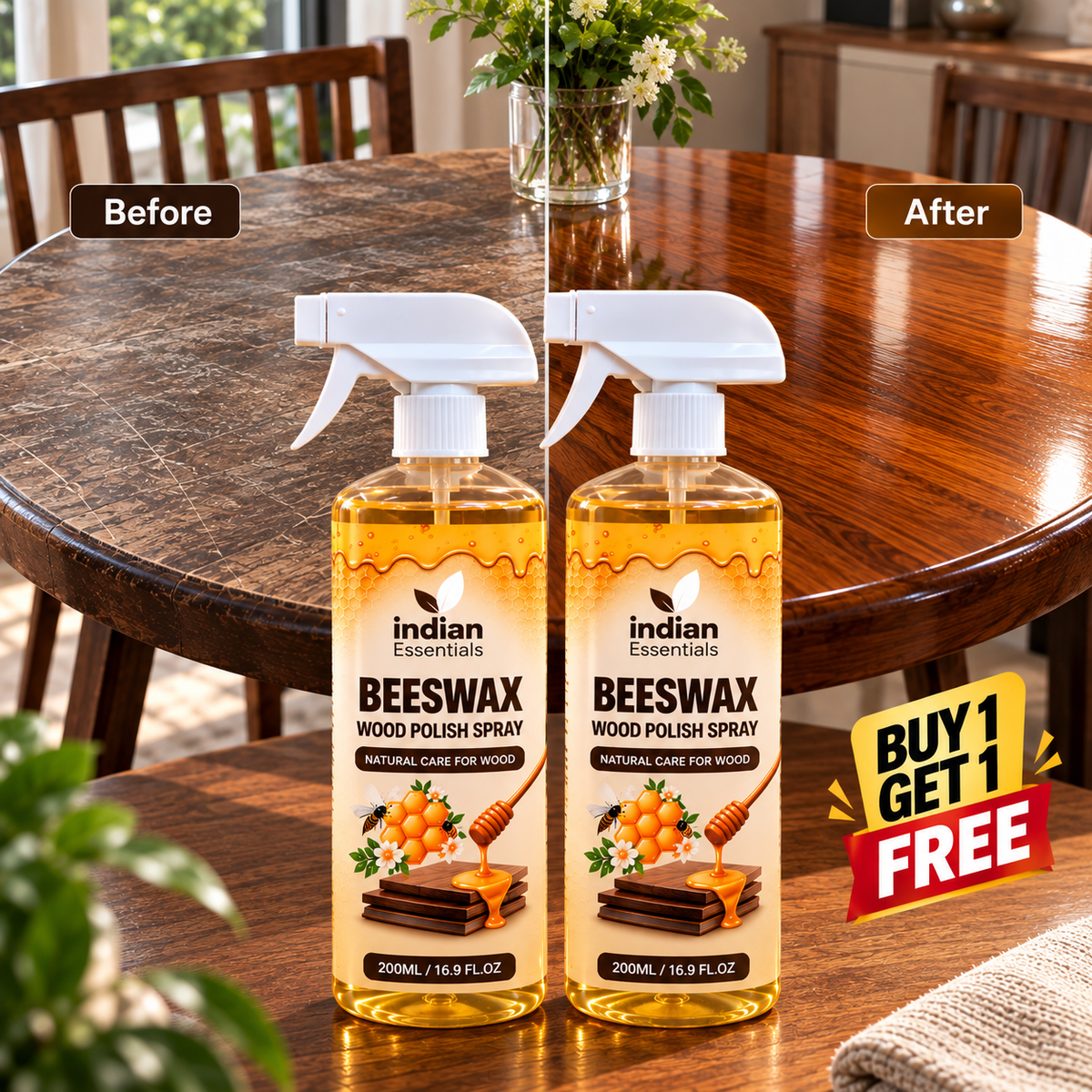 Beeswax Furniture Polish Spray (Buy 1 Get 1 Free)