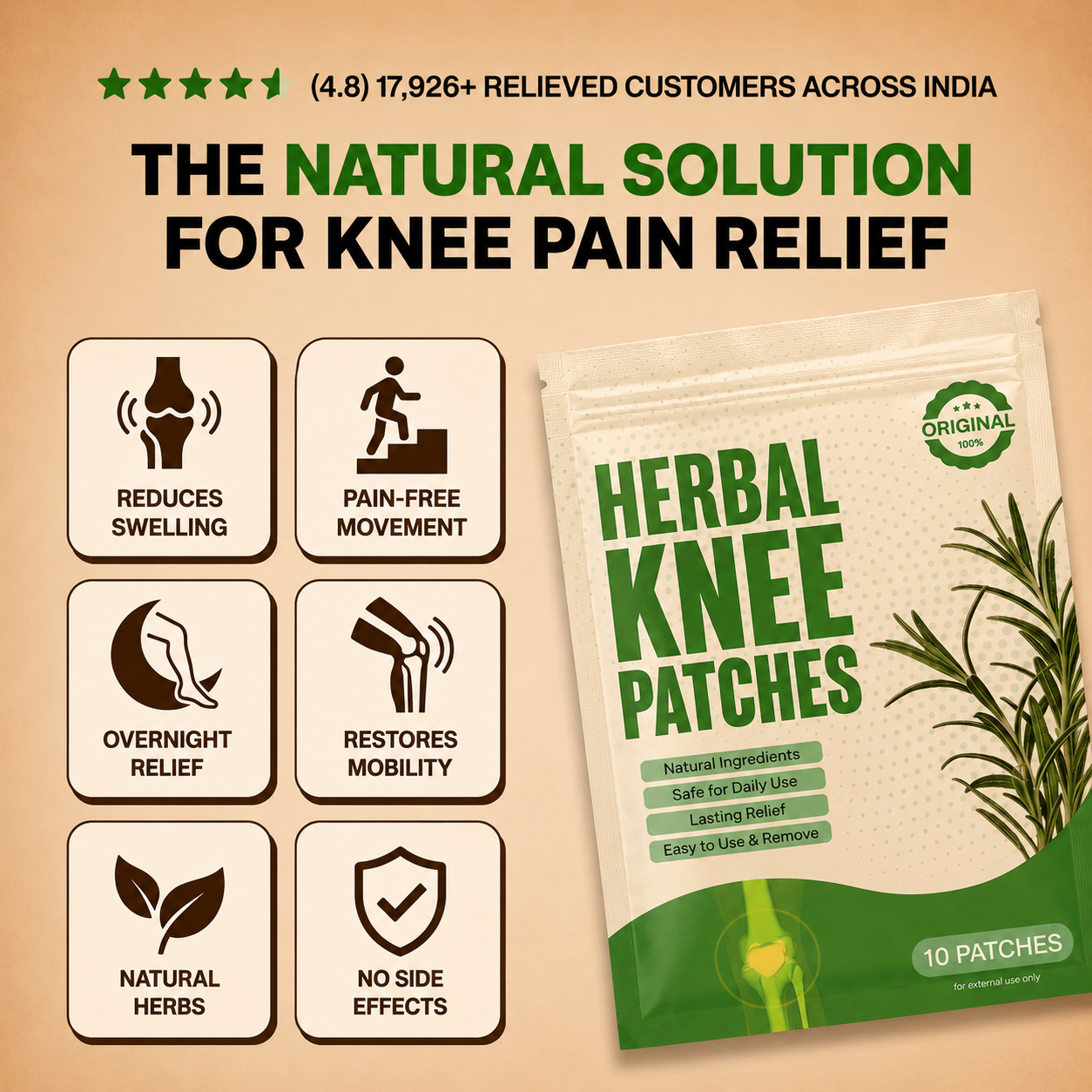 PainRelief™ Knee patches