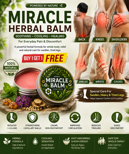 Herbal Miracle Balm for Pain Relief (Buy 1 Get 1 Free)