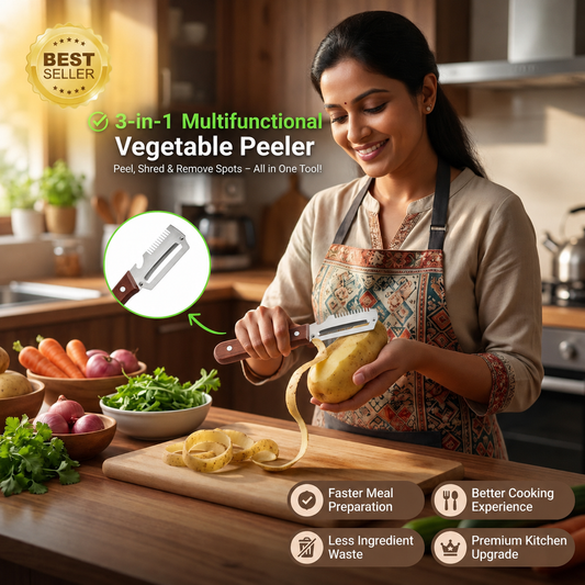 3-in-1 Multifunctional Vegetable Peeler
