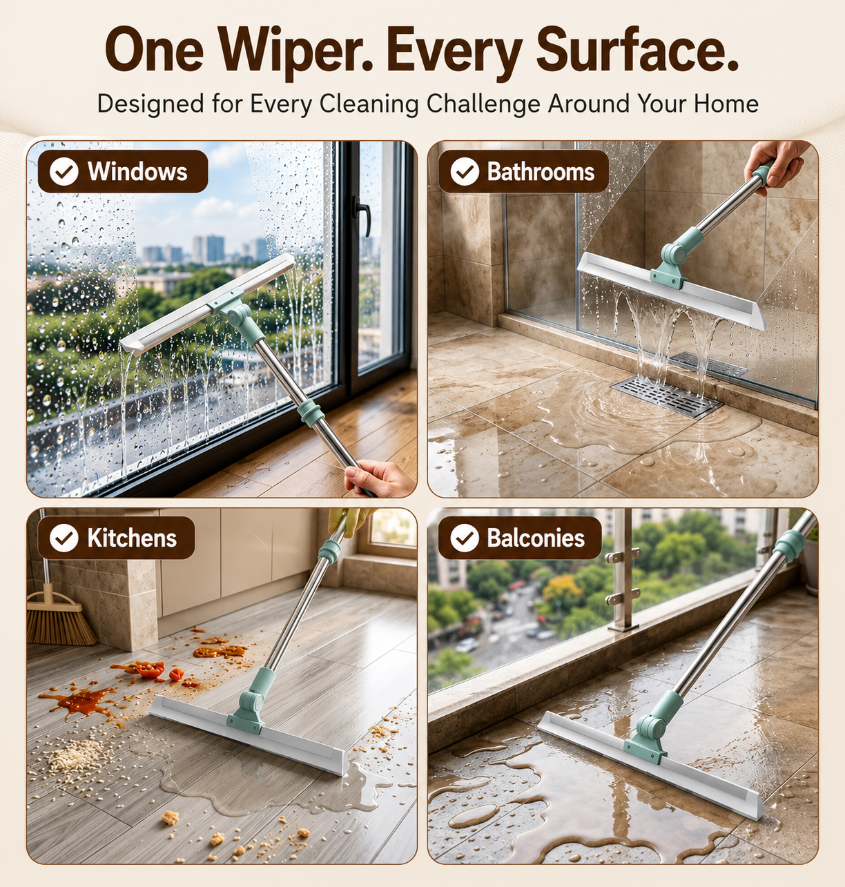 CleanMaster™ 180° Multipurpose Wiper