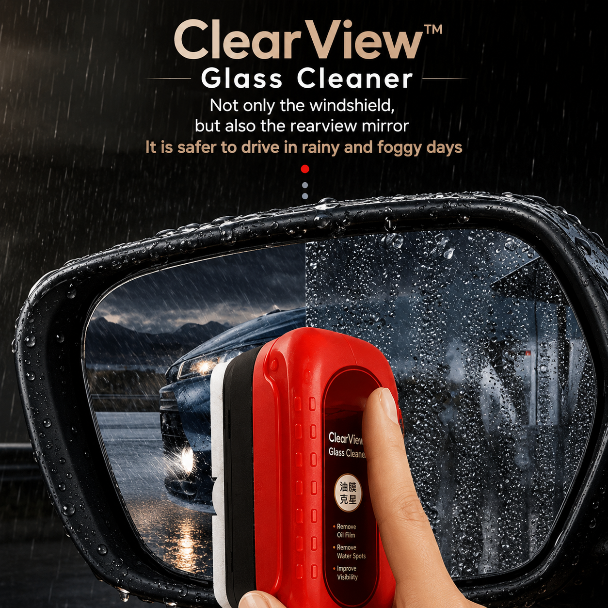 ClearView™ Car Glass Cleaning Brush (Buy 1 Get 1 Free)