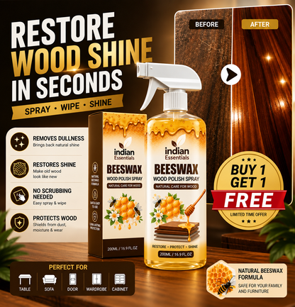 Beeswax Furniture Polish Spray (Buy 1 Get 1 Free)
