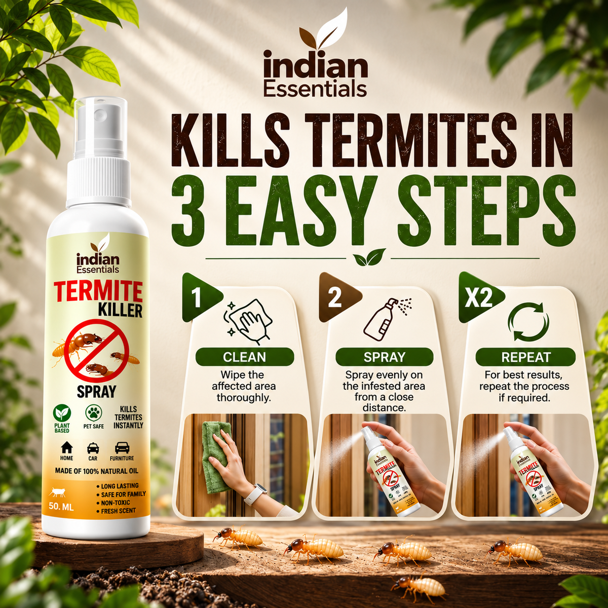 Termite Killer Spray (Buy 1 Get 2 Free)